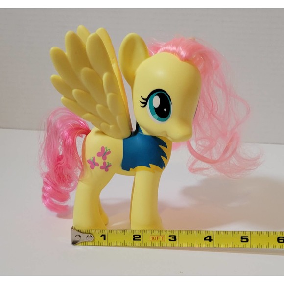 My Little Pony Fluttershy G4 Gen 4 2010 6" Brushable C029A MLP Pink Yellow - Picture 9 of 10